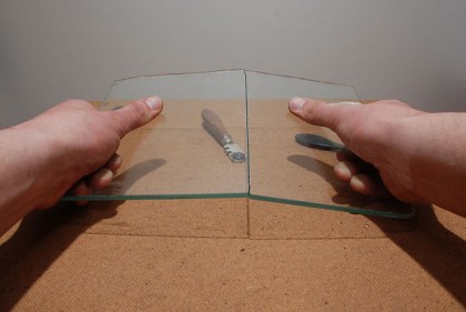 как правильно резать стекло стеклорезом