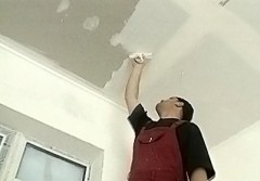 как шпаклевать потолок из гипсокартона