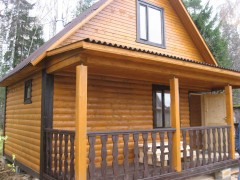 6x6 lumber house