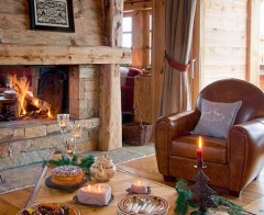 Chalet-style interiors