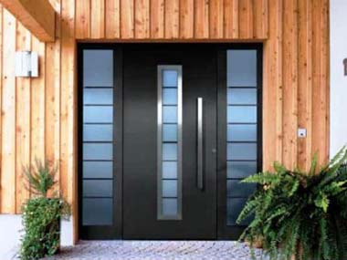 Entrance doors for a country house