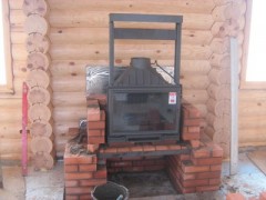 Installation of the furnace hearth