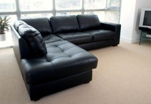 Professional dry cleaning leather furniture