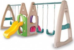 Slides and swings for children