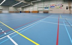 Sports flooring for gyms