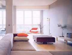 Style of minimalism in interior