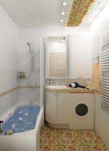 The design is very small bathroom