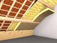 Thermal insulation of a country house