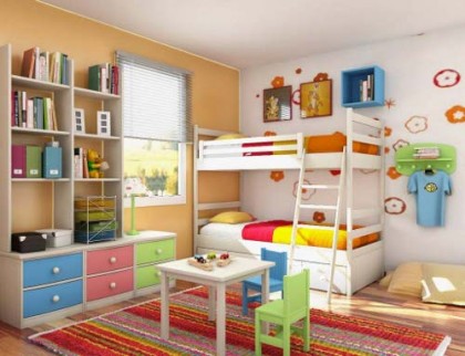 furnish a child's room, ремонт и отделка детской комнаты