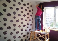 pasting wallpaper in remote places