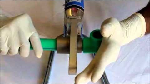 soldering polypropylene pipes